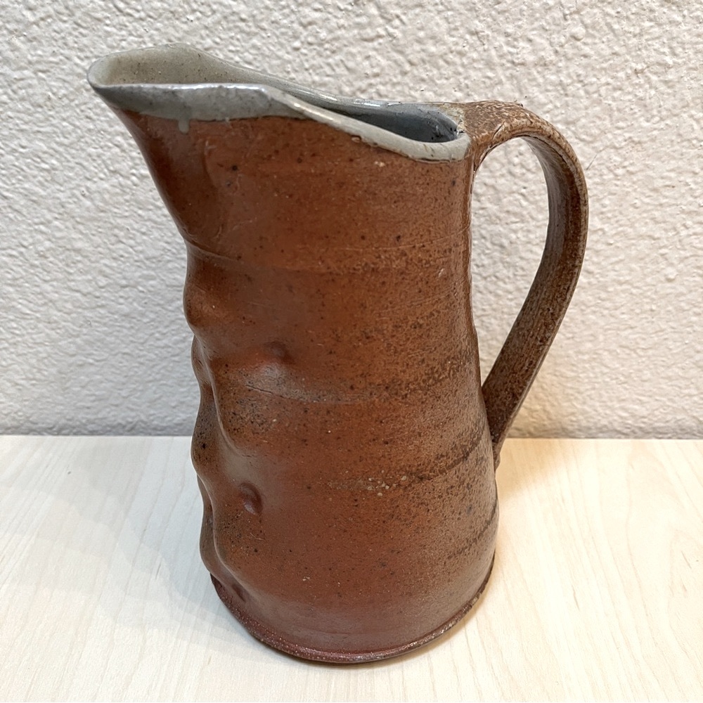 Pitcher, Ceramic Artist Made,Wheel Thrown. Atmospheric Firing. Unique. New.